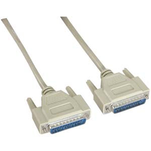 DB25 M/M Serial Cable 25C Straight DB25 M/M Serial Cable 25C Straight